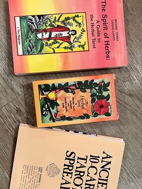 1988 Herbal Tarot Deck - Colorful Illustrated Tarot Cards